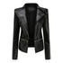 SLIM FIT DAMEN BIKERJACKE | TRENDIGER CASUAL STYLE